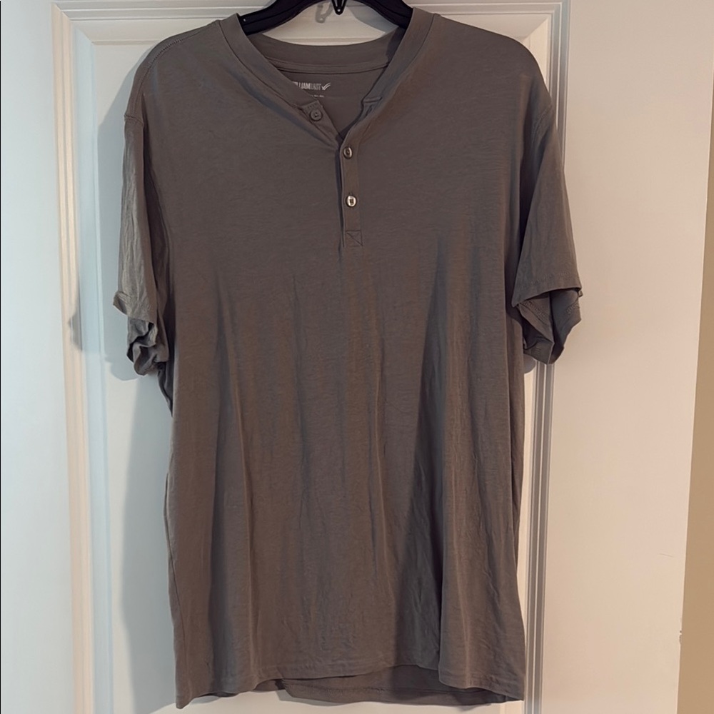 William Rast Gray Casual Button Down Shirt
